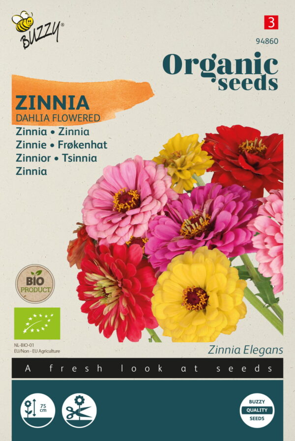 organic zinnia elegans 94860